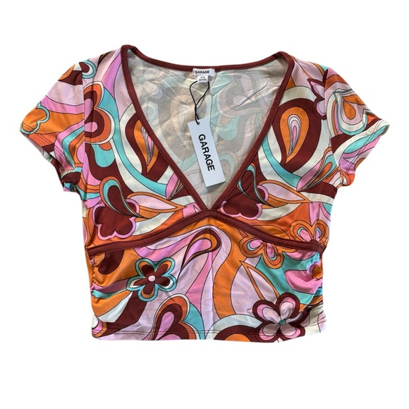 Garage Tops - Garage || Gabriella V Neck Tee